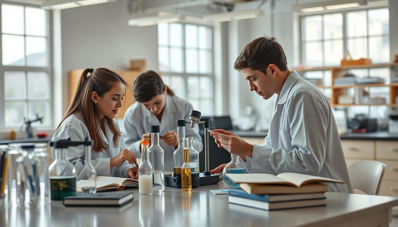 Organized exam preparation notes and academic planner